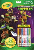 Crayola Teenage Mutant Ninja Turtles Colouring & Activity Book with Markers - Limited Stock 4 Available