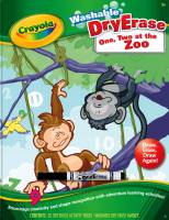 Crayola Whiteboard Activity Workbooks (Crayola Dry Erase Activity Workbooks)  - One, Two at the Zoo 