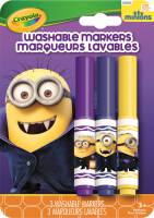 Crayola Minions Pip-Squeaks Markers (Limited Edition) - Gone Batty - 3 pack - Limited Stock 6 Available