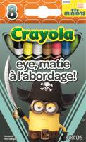 Crayola Crayons - Minions - Eye Matie (Limited Edition) - 8 pack - Limited Stock Available