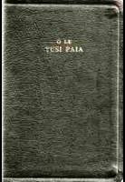Samoan Bible - O Le Tusi Paia - Samoan Old Version Reference Bible - Black, Genuine Leather