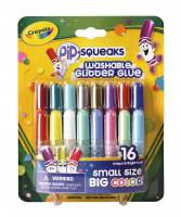 Crayola Pip-Squeaks Washable Glitter Glue - 16 Glitter Glue Pack - Limited Stock Available