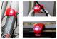 Beetle Silicone LED Rear Bicycle (Bike) Light (Red Light) - Black - Limited Stock