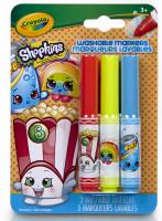 Shopkins 3ct Pipsqueaks Washable Markers - Poppy Corn - Limited Stock Available