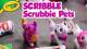 Crayola Scribble Scrubbie Pets - Pet Pack (Dog and Cat) - New