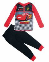 Boy's 100% Cotton Spring/Autumn Pyjamas - Disney-Pixar Cars (Lightning McQueen) Pyjamas - Size 1 - Red/Black - Limited Stock