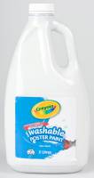 Crayola Washable Poster Paint - White (2 Litre Bottle)
