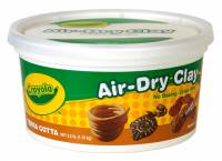 Crayola 1.13kg Air Dry Clay Bucket - Terracotta (2.5lb)