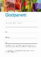 Godparent Certificate