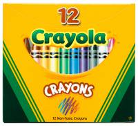 Crayola Crayon Tuck Box - 12 Crayon Pack in 12 Colours
