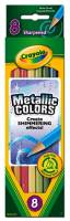 Crayola Metallic Coloured Pencils - 8 pack