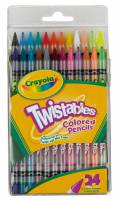 24 Crayola Twistables Coloured Pencils - 24 Colours