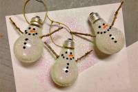 Snowman Light Globes