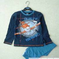 Boy's 100% Cotton Spring/Autumn Pyjamas - Disney Planes Pyjamas - Dusty Pyjamas - Size 5 - Blue - Limited Stock