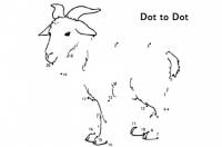 Free Dot to Dot to Download for Chinese New Year- Goat Dot to Dot