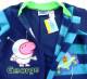 Boy's Winter Pyjamas - George Pig Polar Fleece Onesie (George Pig Sleepsuit) - Size 5 - Blue - Limited Stock