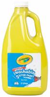 Crayola Washable Poster Paint - Yellow (2 Litre Bottle)