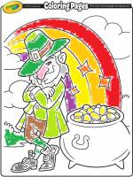 St Patrick's Day Colouring Sheet