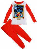 Boy's 100% Cotton Spring/Autumn Pyjamas -  Angry Bird Star Wars Pyjamas - Size 4 - Red - Limited Stock