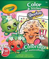 Crayola Colouring & Sticker Books - Shopkins