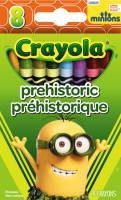 Crayola Crayons - Minions - Prehistoric (Limited Edition) - 8 pack - Limited Stock Available