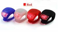 Beetle Silicone LED Rear Bicycle (Bike) Light (Red Light) - Red - Limited Stock