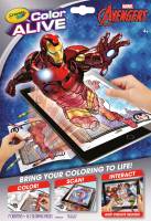 Crayola Colour Alive  (Color Alive) - Marvel Avengers with Crayons - Sold Out