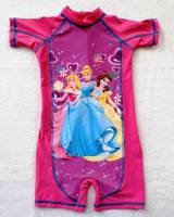 Girl's Swimmers - Disney Princess Rashsuit - Size 10 - Pink - Limited Stock