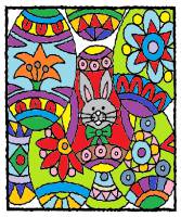 Easter Egg - Colouring Page