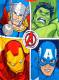 Boy's 100% Cotton Spring/Autumn Pyjamas - Marvel Avengers Pyjamas - Size 8 - Blue - Limited Stock