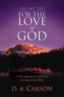 Devotional Book - For the Love of God - Volume 2 - D.A. Carson - Paperback