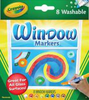 Crayola Washable Window Markers - 8 pack - Limited Stock Available
