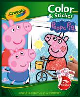 Crayola Colouring & Sticker Books - Peppa Pig