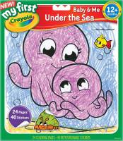 Crayola My First Colour and Sticker Book - Under the Sea