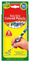 Crayola My First Coloured Pencils (Crayola My First Colored Pencils) - 8 Easy Grip Coloured Pencils
