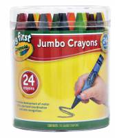 Crayola My First Jumbo Crayons -  24 Jumbo Crayons in a container