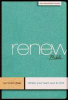 NIV Bible - New International Version (1984) Renew Bible - Green Linen, Hardcover - Limited Stock Only