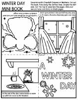 Winter Colouring Book