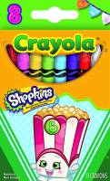 Shopkins 8ct Crayon Pk - Poppy Corn - Limited Stock Available