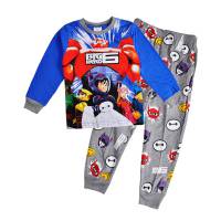 Boy's 100% Cotton Spring/Autumn Pyjamas - Disney Pyjamas - Big Hero 6 Pyjamas - Size 3 - Blue/Grey - Limited Stock