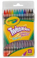 12 Crayola Twistables Coloured Pencils - 12 Colours