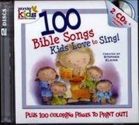 100 Bible Songs Kids Love To Sing - 2CDs + Colouring Pages - Wonderkids - Limited Stock - Out of Print