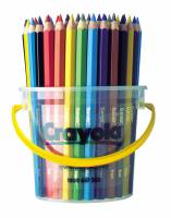 Crayola My First Jumbo Hexagonal Pencils Deskpack - 40 Jumbo Hexagonal Pencils in 8 Colours - Limited Stock 6 Available
