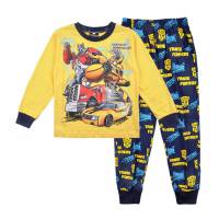 Boy's 100% Cotton Spring/Autumn Pyjamas - Transformers Pyjamas (Bumblebee and Optimus Prime Pyjamas) - Size 2 - Yellow/Blue - Sold Out