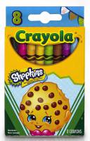 Shopkins 8ct Crayon Pk - Kooky Cookie - Limited Stock Available