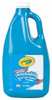 Crayola Washable Poster Paint - Turquoise Blue (2 Litre Bottle)