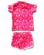 Girl's Swimmers - Disney Frozen (Elsa and Anna) Two Piece Swimsuit - Size 6 - Pink - Limited Stock