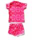 Girl's Swimmers - Disney Frozen (Elsa and Anna) Two Piece Swimsuit - Size 8 - Pink - Limited Stock