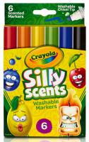 Crayola Silly Scents Chisel Tip Markers - 6 pack