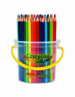 48 Triangular Coloured Pencil Deskpack - 12 colours